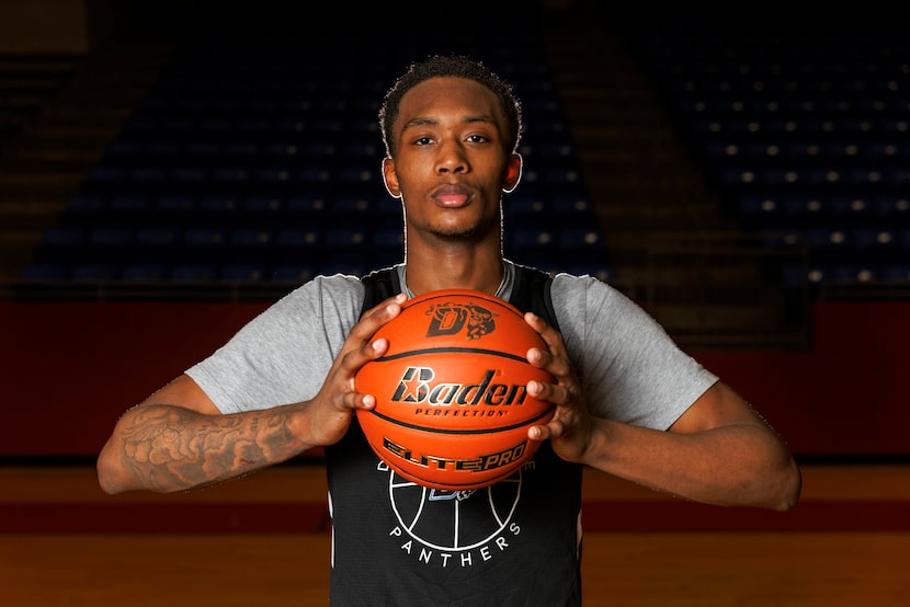 Duncanville basketball senior and number one ranked recruit Ron Holland pictured at...