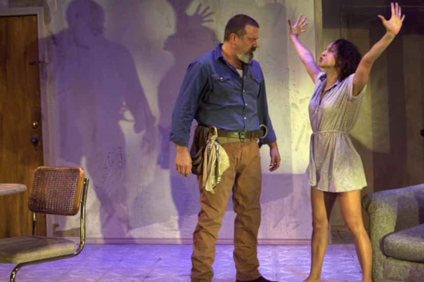 Jeremy Schwartz and Vanessa DeSilvio star in "Se Llama Cristina," a new play by Octavio...