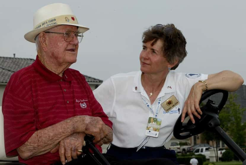 Byron and Peggy Nelson in 2003.