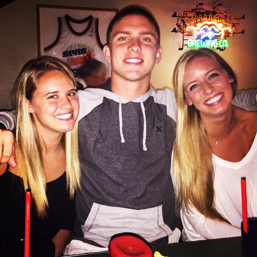 L-R: Sister Jordan Buechele, Shane Buechele, sister Amber Buechele