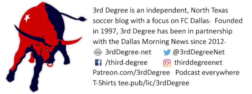 3rd Degree. Independent North Texas soccer news with a focus on FC dallas.