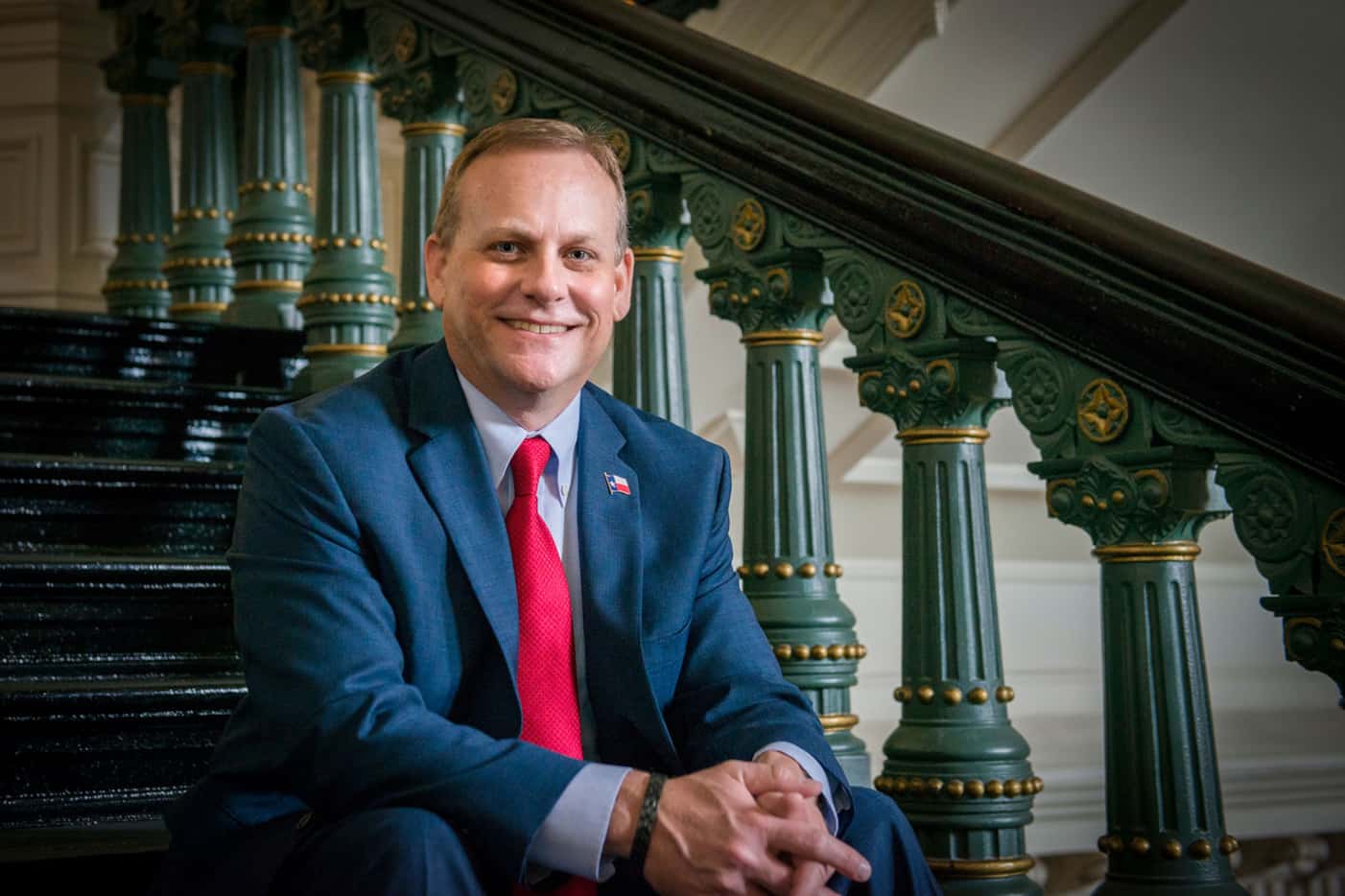 Former Rockwall City Council member Scott Milder, a Republican, is challenging Lt. Gov. Dan...