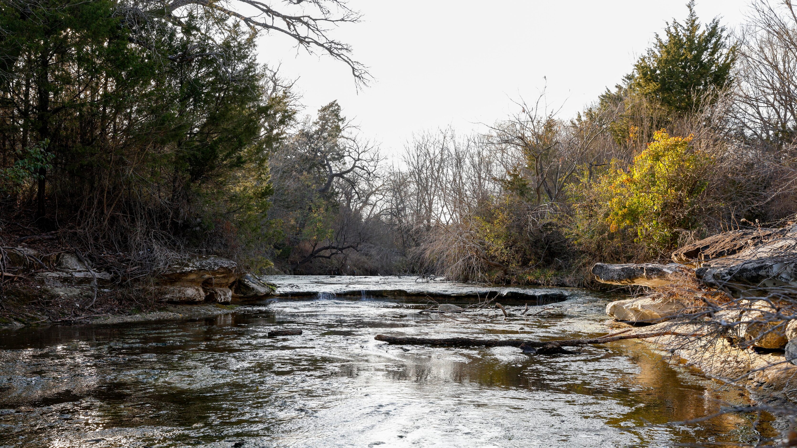 A section of Tenmile Creek on the Ladd property pictured in Duncanville, Texas, Monday,...