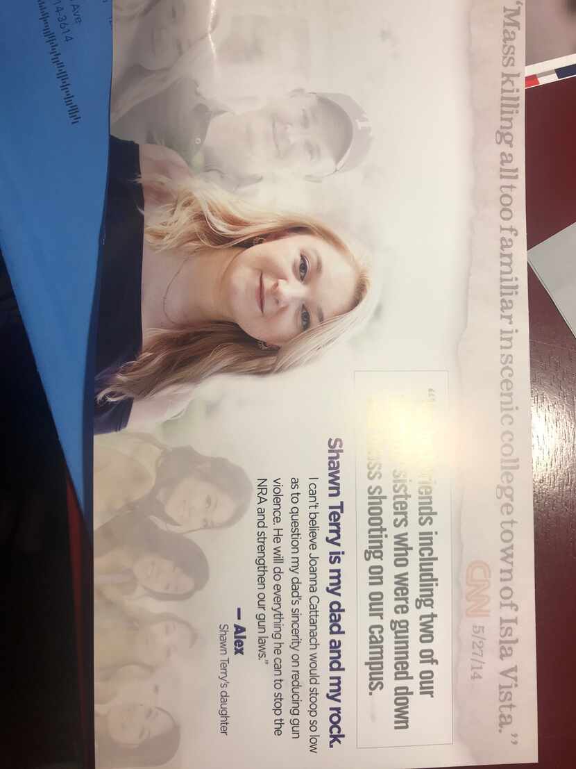 Political mailer sent by Shawn Terry campaign, accusing opponent Joanna Cattanach of...