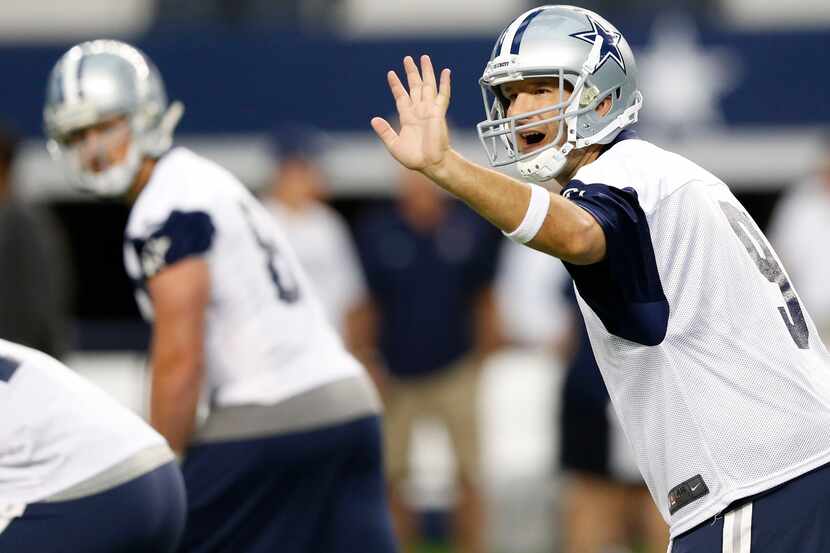 Cowboys quarterback Tony Romo. (Vernon Bryant/The Dallas Morning News)