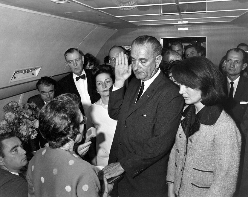 
The image is familiar to anyone with a passing interest in U.S. history. Lyndon Baines...