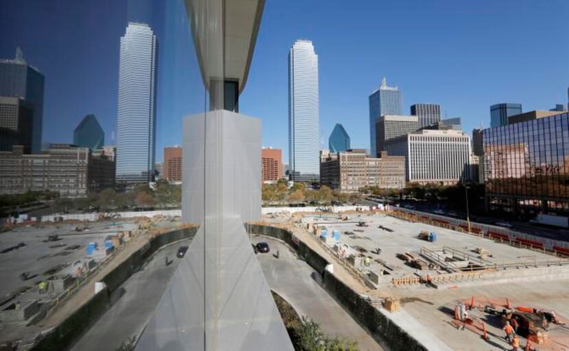 
Construction continues on the restaurant and retail businesses being built outside the Omni...