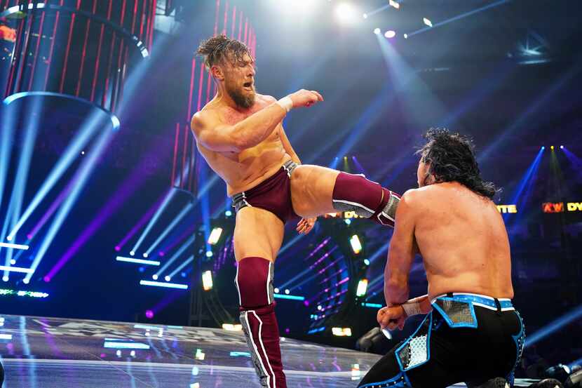 Bryan Danielson wrestles Kenny Omega at AEW: Grand Slam from Arthur Ashe Stadium in...