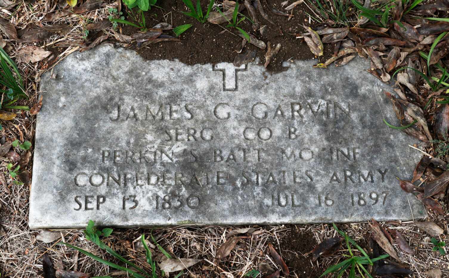 James Garvin, a Dallas grocer, deeded the land for his namesake cemetery off West Northwest...
