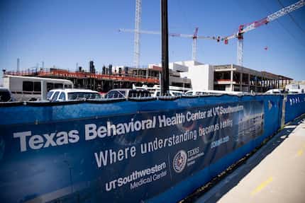 Construction is well underway at the forthcoming Texas Behavioral Health Center at UT...