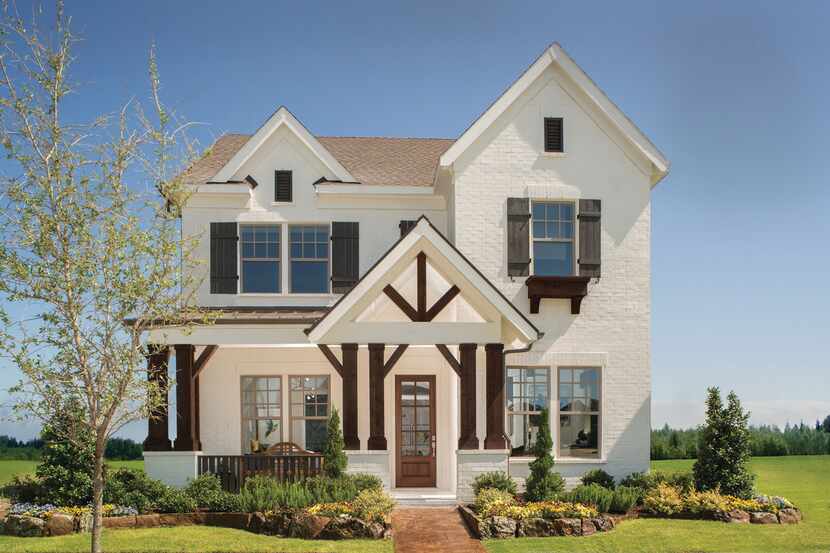 This model by David Weekley Homes is open daily at 7404 Easley in Tucker Hill.