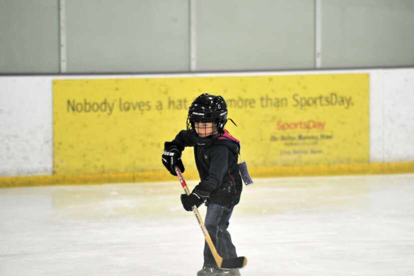 Kids ages 4 to 6 can try out their skills at hockey for free in a Kids First Hockey Program...