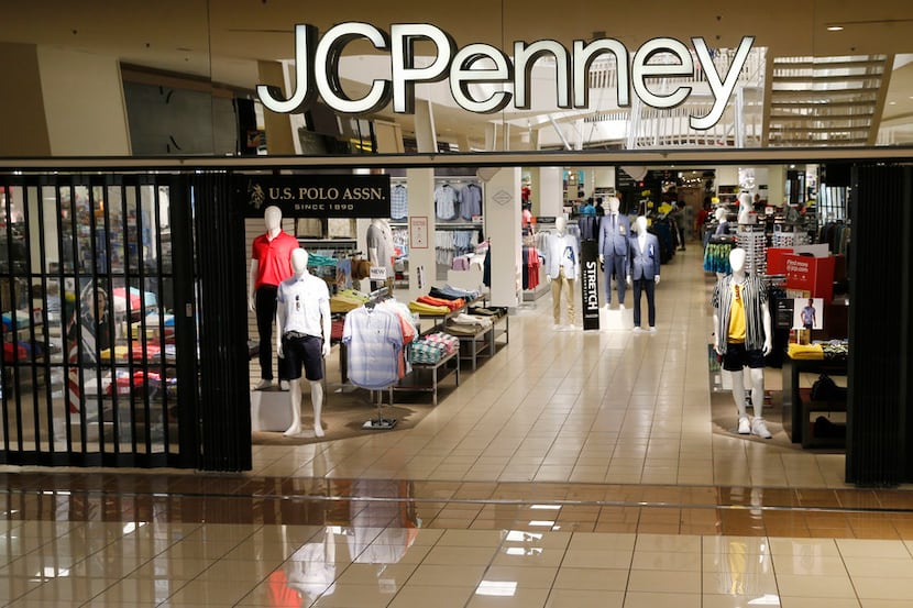 J.C. Penney storefront at Collin Creek Mall in Plano. The mall closed last month, but Penney...