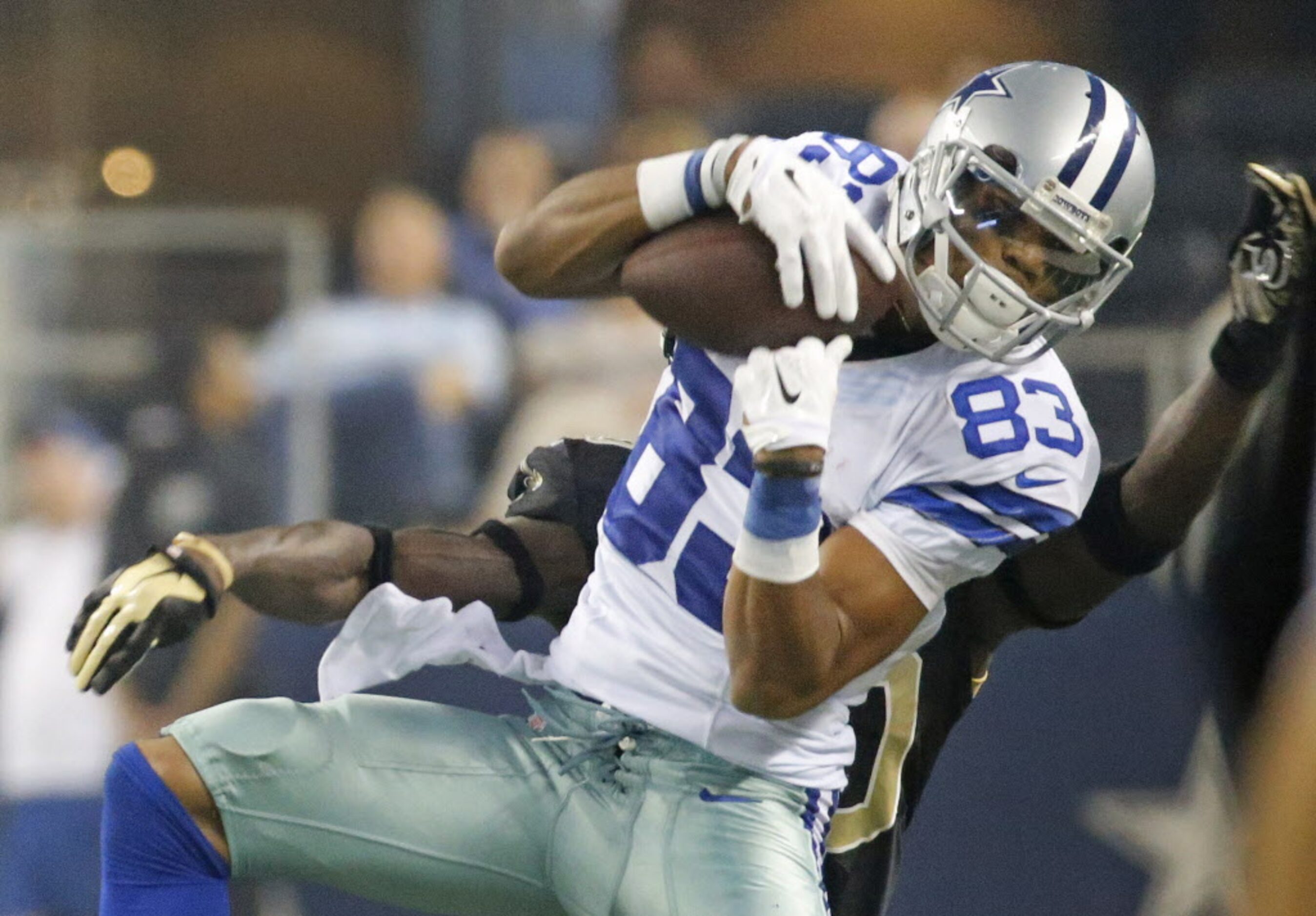 Dallas Cowboys wide receiver Terrance Williams (83) catches a third quarter pass during the...