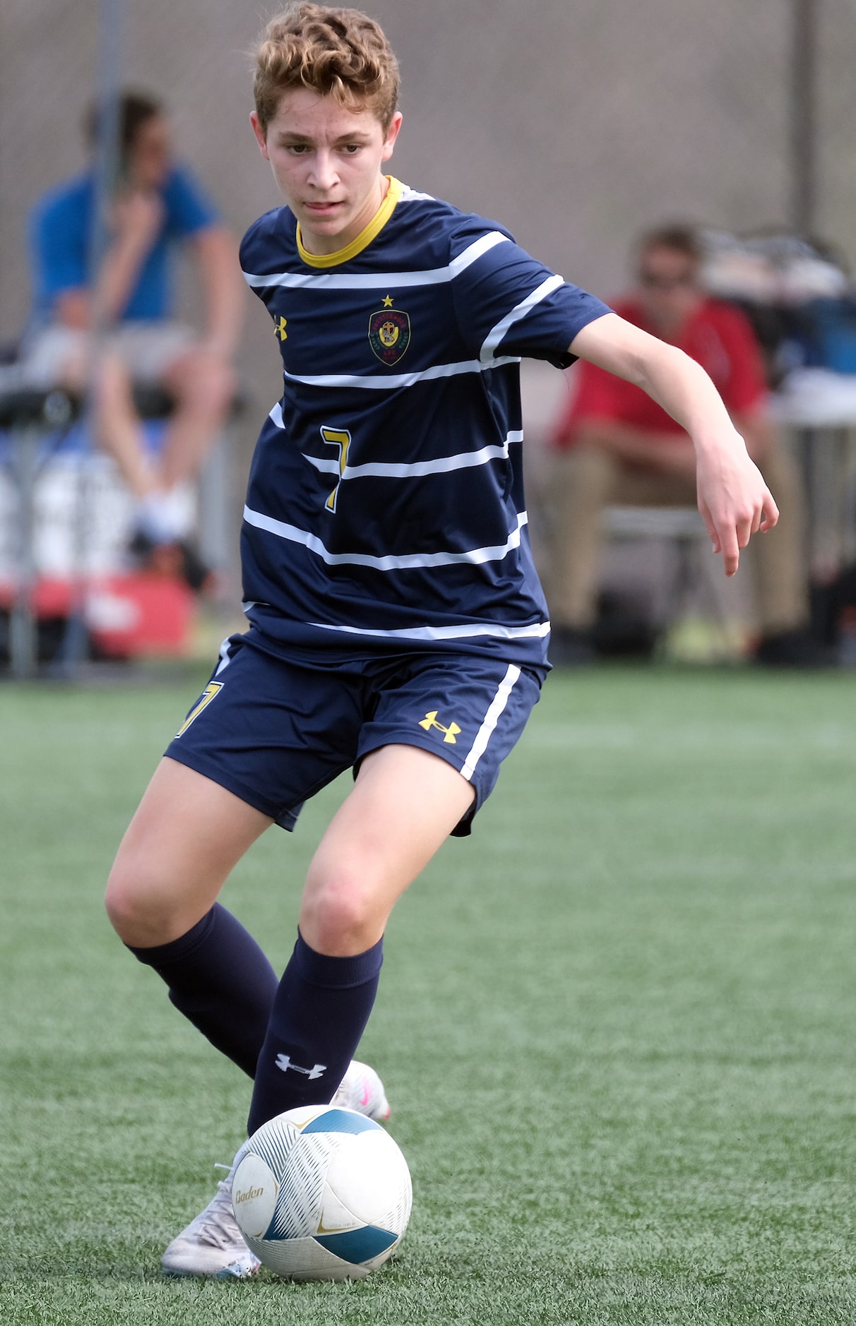 Jack Jones of Prestonwood Christian goes against Central Catholic in the Boys Division I...