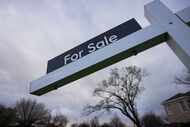 A “For Sale” post on a lot for sale in Old East Dallas on Friday, March 8, 2024, in Dallas.