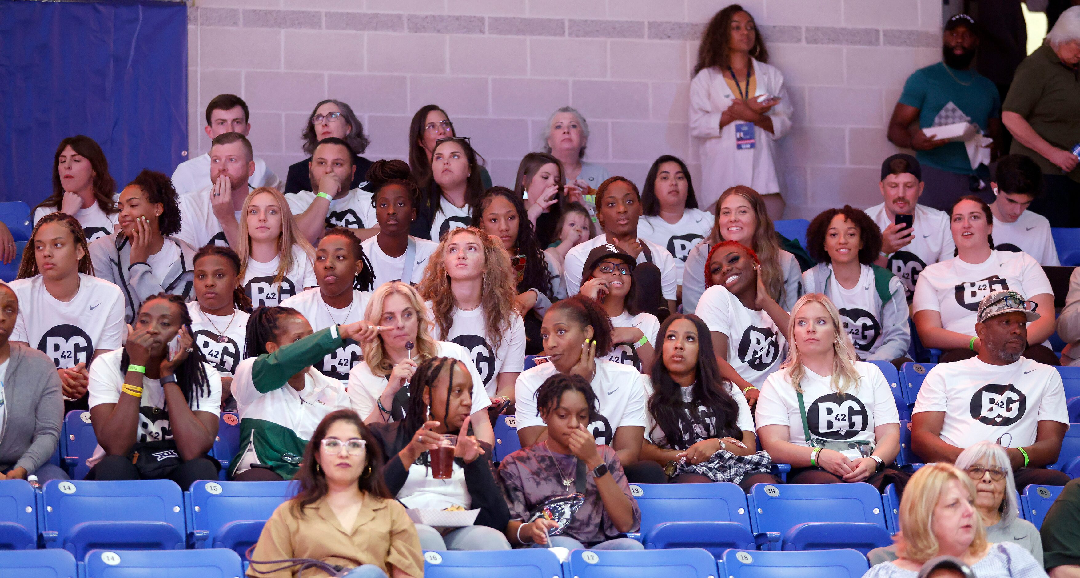 The Baylor Bears women’s basketball team was in attendance to see their former player and...