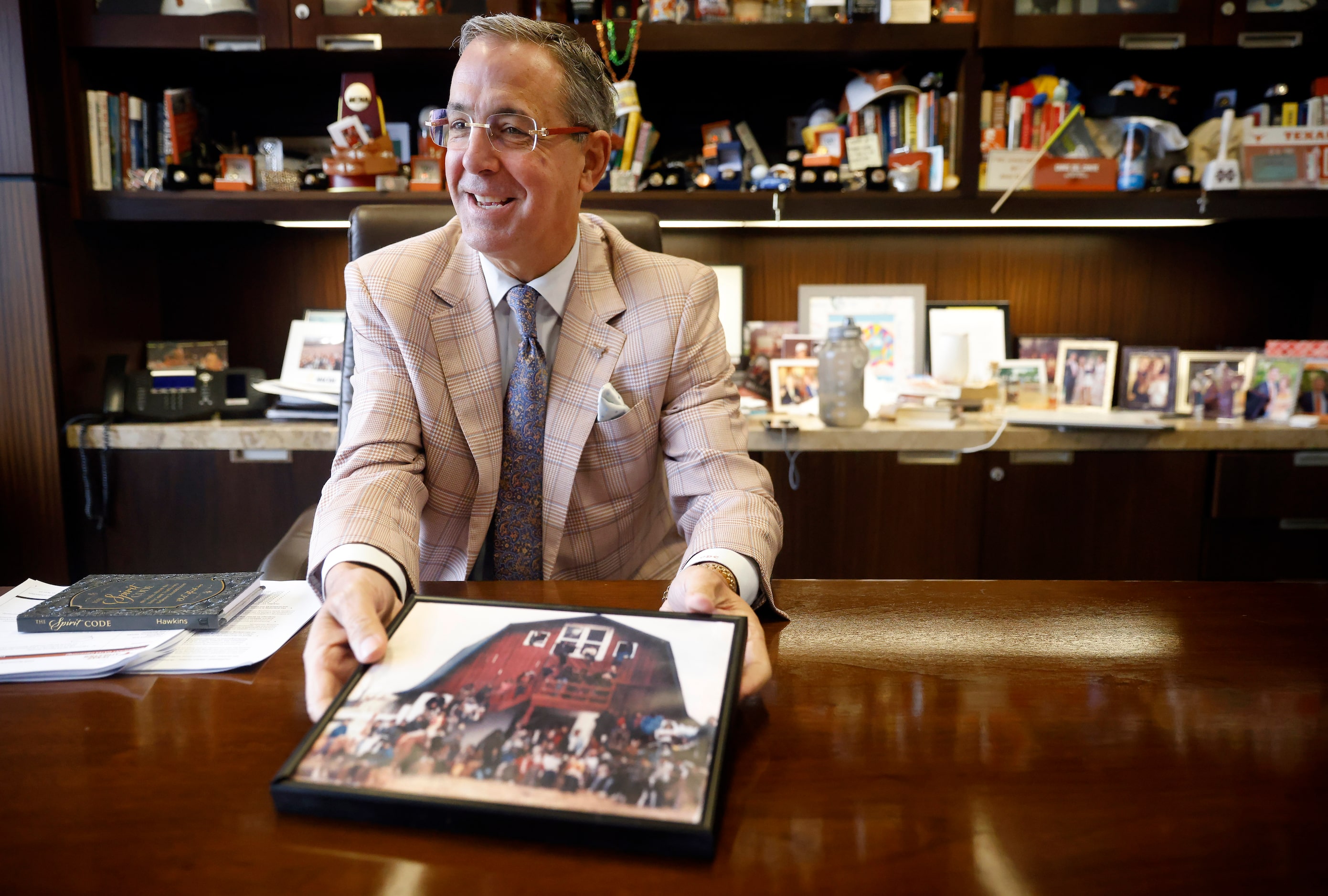 University of Texas Athletic Director Chris Del Conte talks about growing up in northern New...