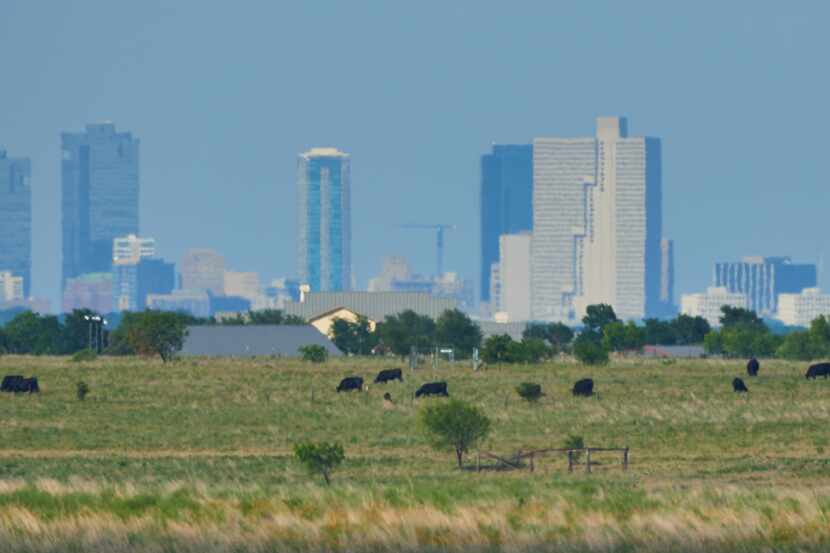 The Veale Ranch is about 11 miles west of downtown Fort Worth.