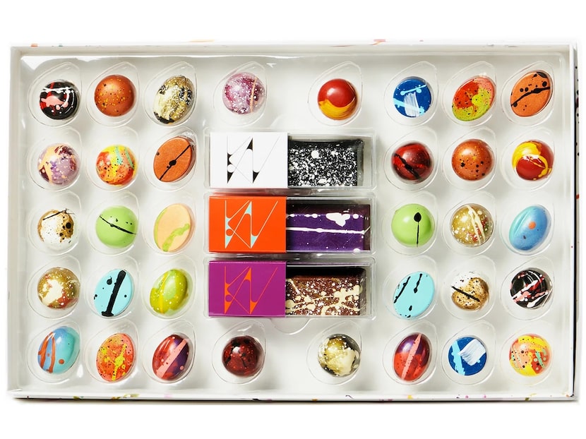 For a gift that strikes a balance between design and dessert, consider a gift box from Kate...