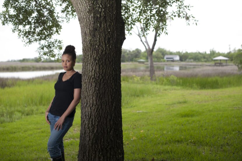 Jesmyn Ward, where she grew up and where her memoir is set, in DeLisle, Miss., May 15, 2013.