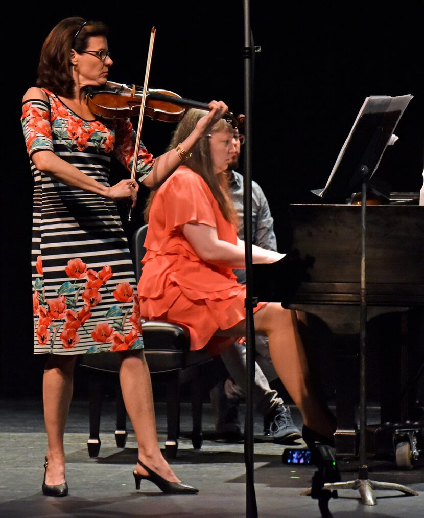 Maria Schleuning, violin, and Liudmila Georgievskaya, piano, perform Sonata No. 4 by Mozart...