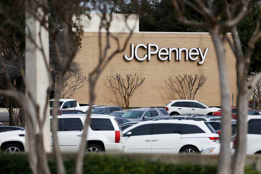 Cars in the parking lot in front of J.C. Penney at Collin Creek Mall in Plano on Feb. 13