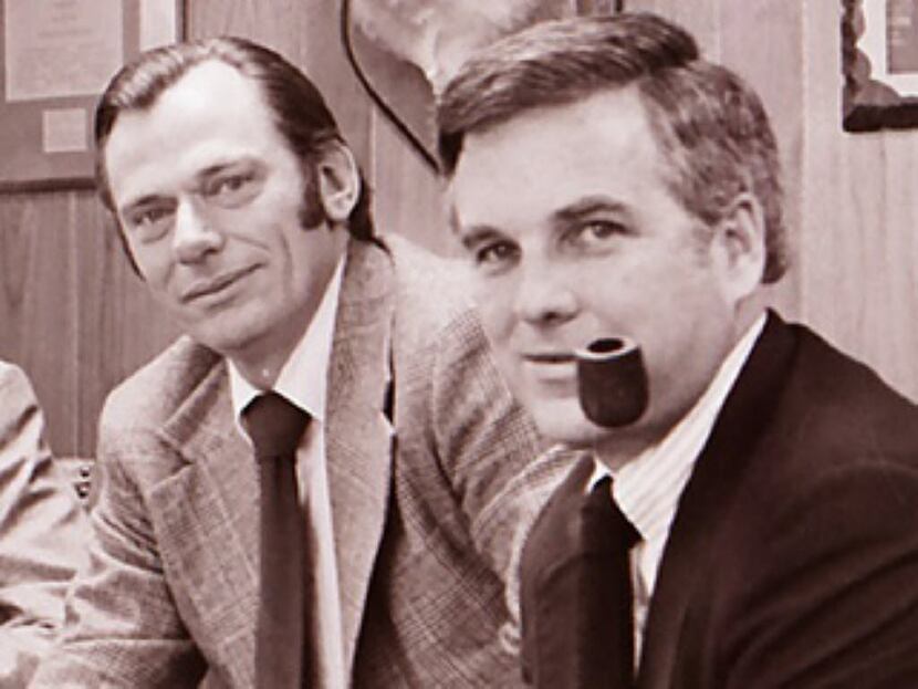Southwest Airlines co-founders Herb Kelleher (left) and Rollin King