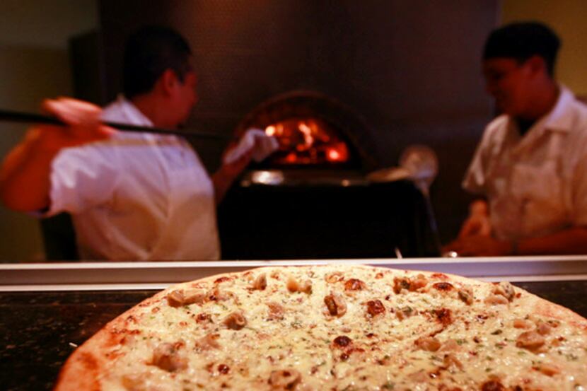 Here's the white pizza at Nonna in Dallas. Chef-owner Julian Barsotti will open a new pizza...