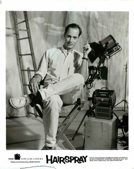 John Waters, pictured in a publicity photo for the 1988 movie "Hairspray."