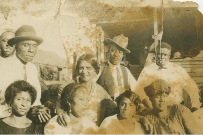 Residents of the long lost community of Quakertown in Denton. It was a hundred years ago...