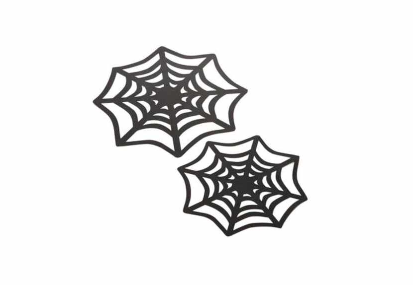 
Spider web doilies, $14.95 for set of 12 at Crate & Barrel, Dallas and Plano.
