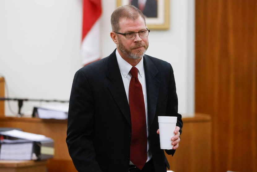 State Bar of Texas lawyer Royce LeMoine during a recess of a court hearing about Texas...