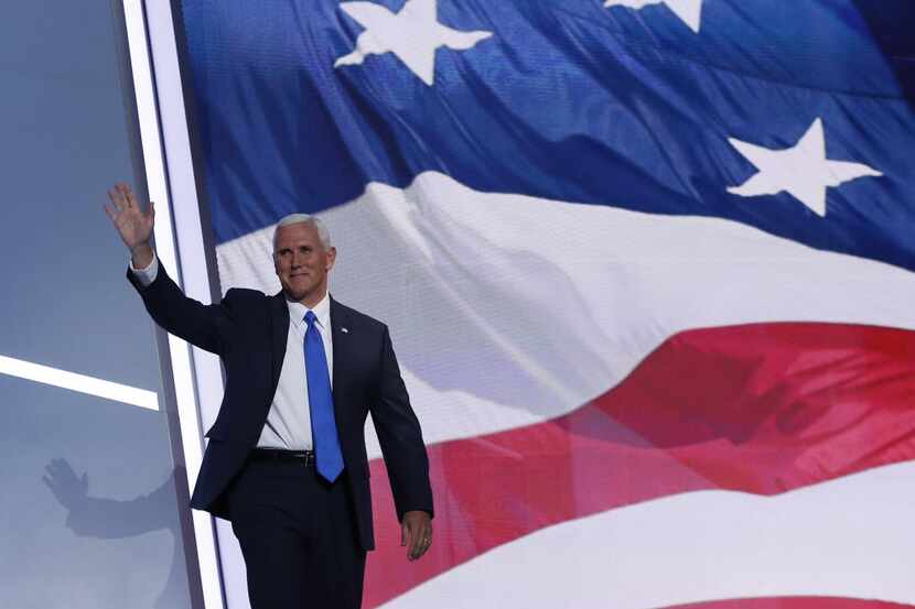 Mike Pence at the GOP Convention in Cleveland