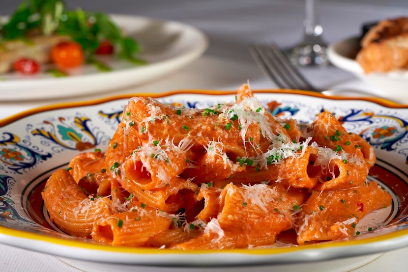 Rigatoni alla vodka is bound to be a popular order at Caterina's in Fort Worth.