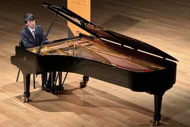 Pianist Eric Lu performs at the PianoTexas International Festival & Academy at Texas...