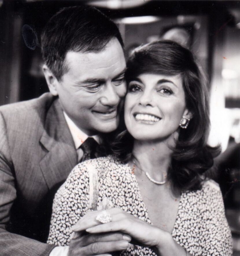 ORG XMIT: *S0426194321* 1991 - Larry Hagman (as J.R. Ewing) and Linda Gray (as Sue Ellen...