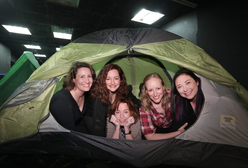 From left: Jennifer Kuenzer, Jessica Cavanagh, Marianne Galloway, Danielle Pickard and Renee...