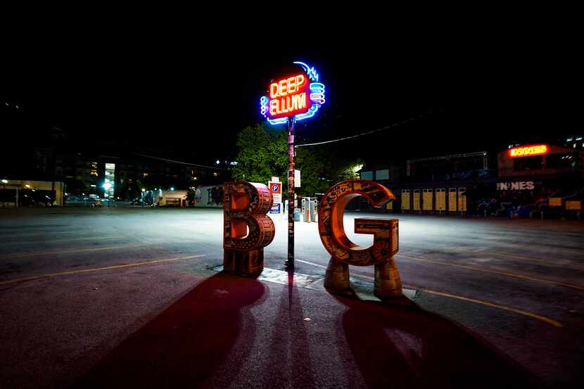 Una esquina de Deep Ellum. 