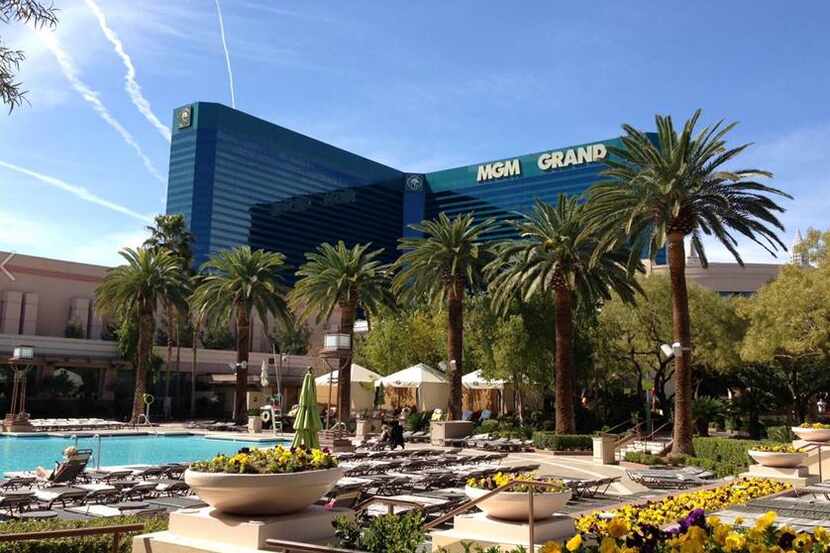 The pool at the MGM Grand in Las Vegas