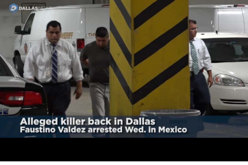 Faustino Valdez a su llegada a  Dallas./ DMN
