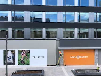 Gucci and Tory Burch are planning to open in a building that was just completed at Legacy...
