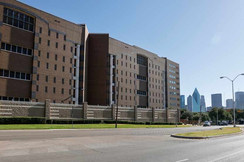 Lew Sterrett Justice Center pictured in Dallas on July 8, 2022. At least one Dallas County...