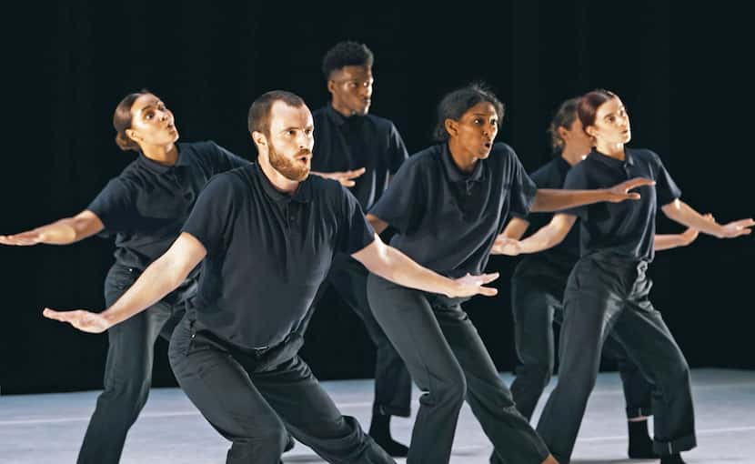 Micaela Taylor, front row center, and other members of her TL Collective dance troupe.