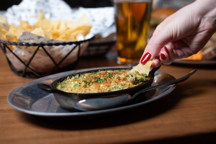 The Porch's spinach-parmesan dip is available to-go this Thanksgiving. 