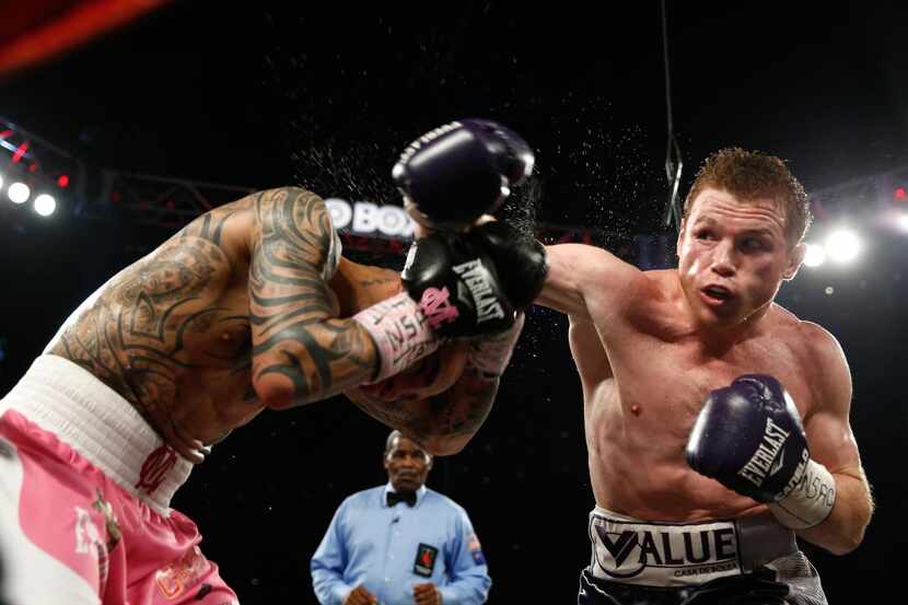 Saúl “Canelo” Álvarez peleará en mayo en Las Vegas. (GETTY IMAGES/ISAAC BREKKEN)
