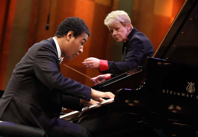 Pianist Clayton Stephenson performs with the Fort Worth Symphony Orchestra and guest...