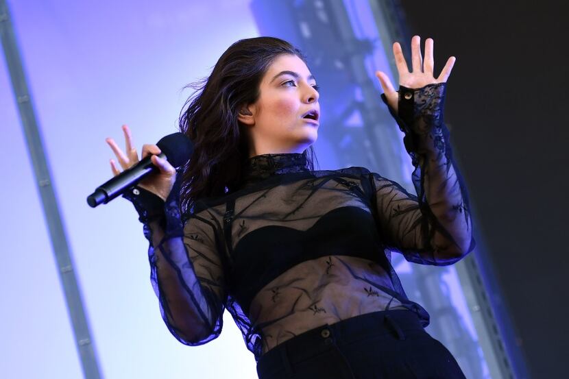 Lorde performs  during 2017 Governors Ball Music Festival at Randall's Island on June 2,...