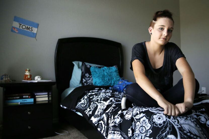  A month after Harker Heights High School freshman Hannah Combs, above, lost part of her...