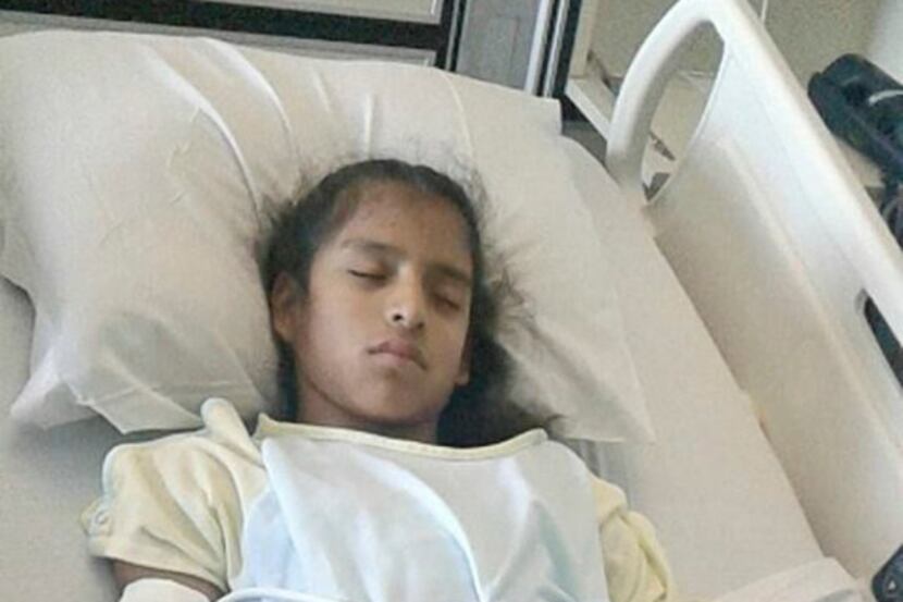 In an undated photo provided by her family, Rosamaria Hernandez, a 10-year-old unauthorized...